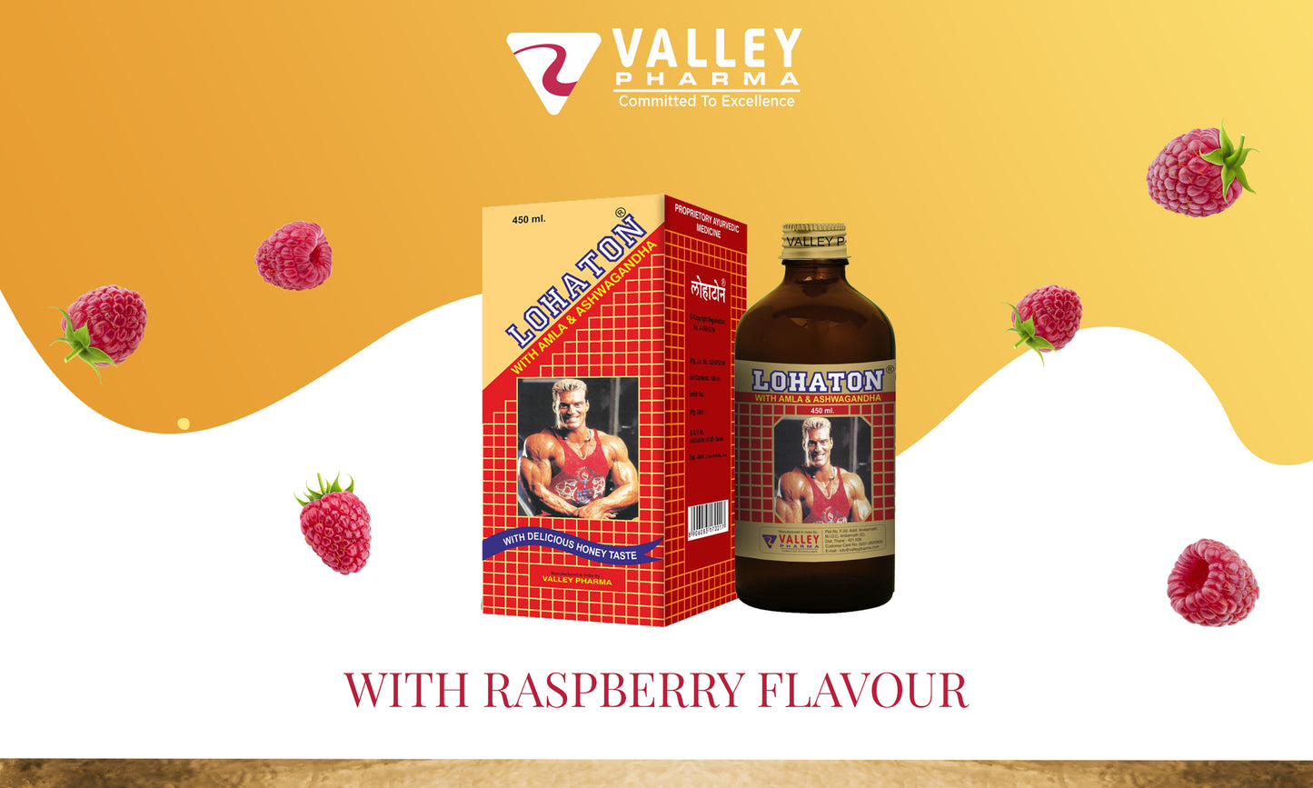 Lohaton - with Amla & Ashwagandha & Free valley active roll